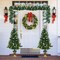 4 Feet Battery Operated Pre-Lit Christmas Tree Set with 24" Wreath and 9 Fete Garland 200 LED Lights